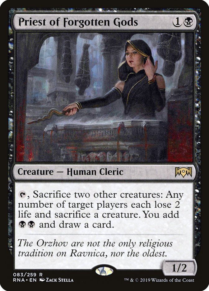 Priest of Forgotten Gods [Ravnica Allegiance] | Good Games Morley