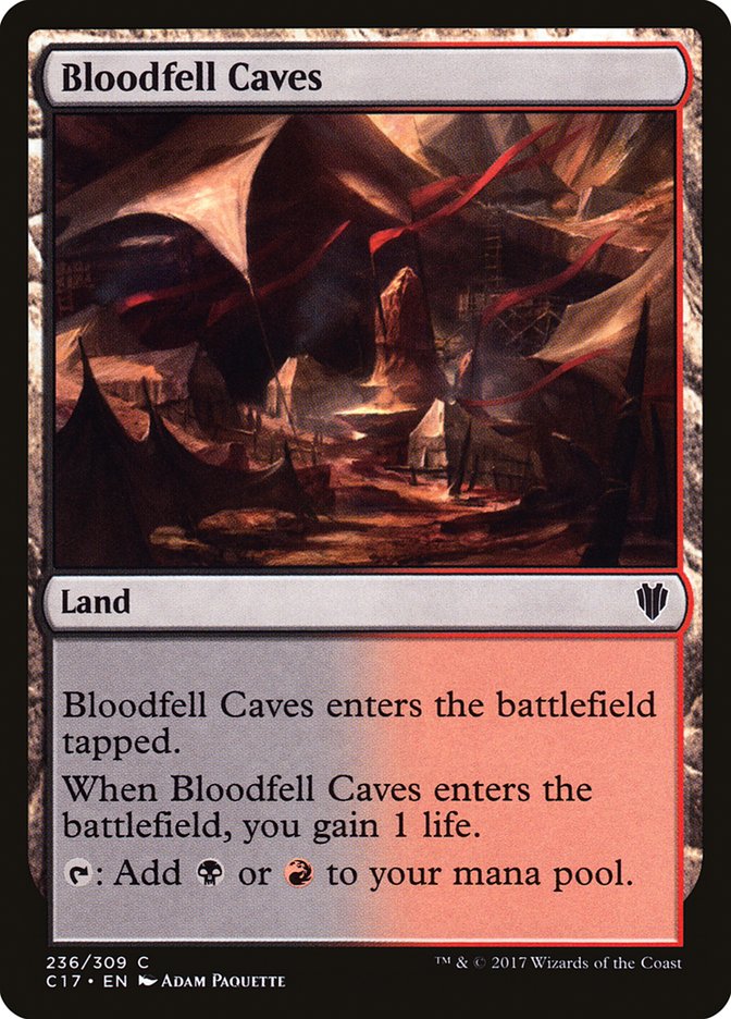 Bloodfell Caves [Commander 2017] | Good Games Morley