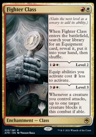 Fighter Class (Promo Pack) [Dungeons & Dragons: Adventures in the Forgotten Realms Promos] | Good Games Morley