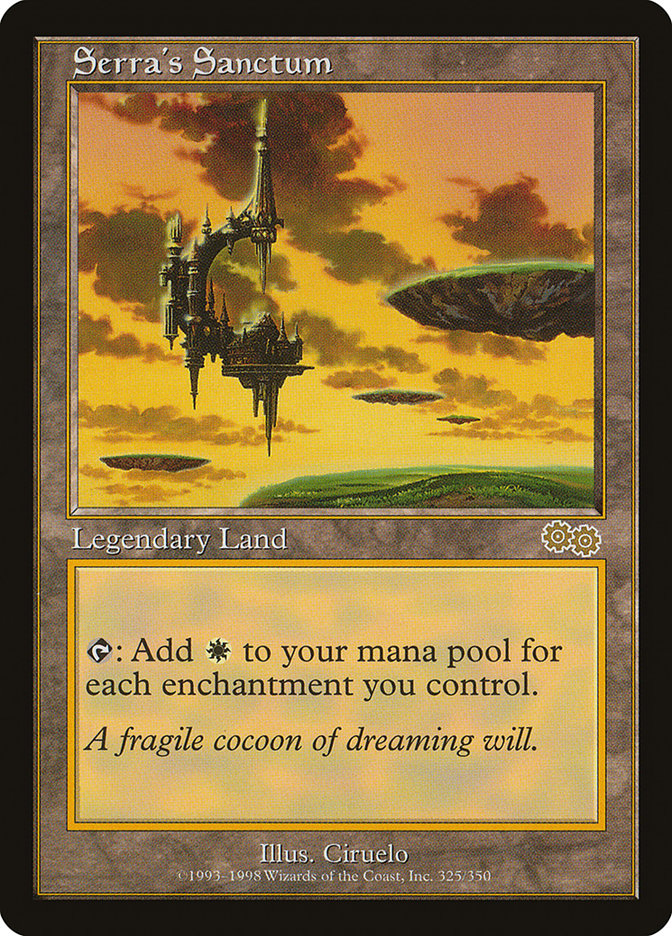 Serra's Sanctum [Urza's Saga] | Good Games Morley