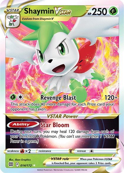 Shaymin VSTAR (014/172) [Sword & Shield: Brilliant Stars] | Good Games Morley