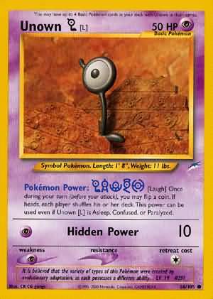 Unown [L] (86/105) [Neo Destiny Unlimited] | Good Games Morley