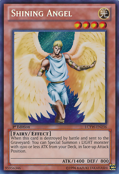 Shining Angel [LCYW-EN236] Secret Rare | Good Games Morley