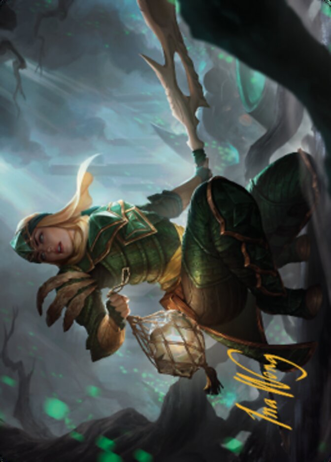Argothian Opportunist Art Card (Gold-Stamped Signature) [The Brothers' War Art Series] | Good Games Morley