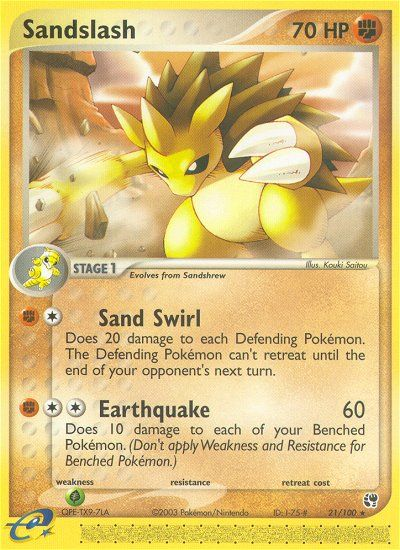 Sandslash (21/100) [EX: Sandstorm] | Good Games Morley