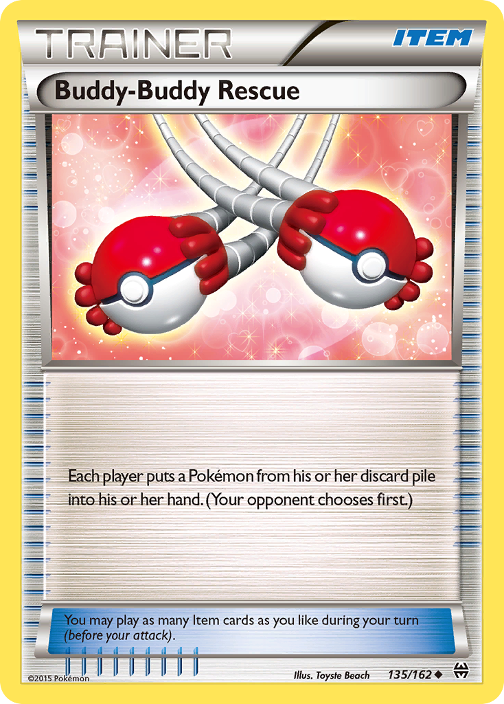 Buddy-Buddy Rescue (135/162) [XY: BREAKthrough] | Good Games Morley