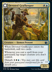 Devoted Grafkeeper // Departed Soulkeeper [Innistrad: Midnight Hunt] | Good Games Morley