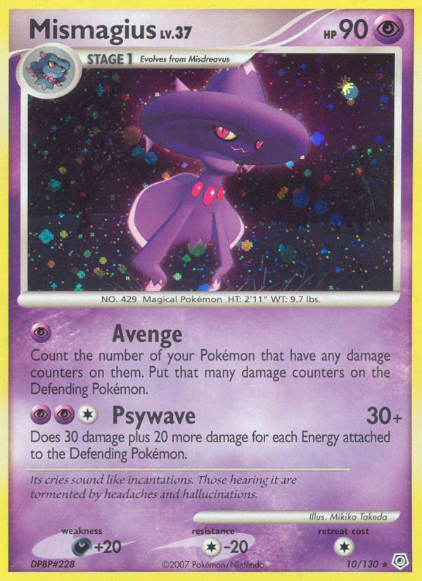 Mismagius (10/130) [Diamond & Pearl: Base Set] | Good Games Morley