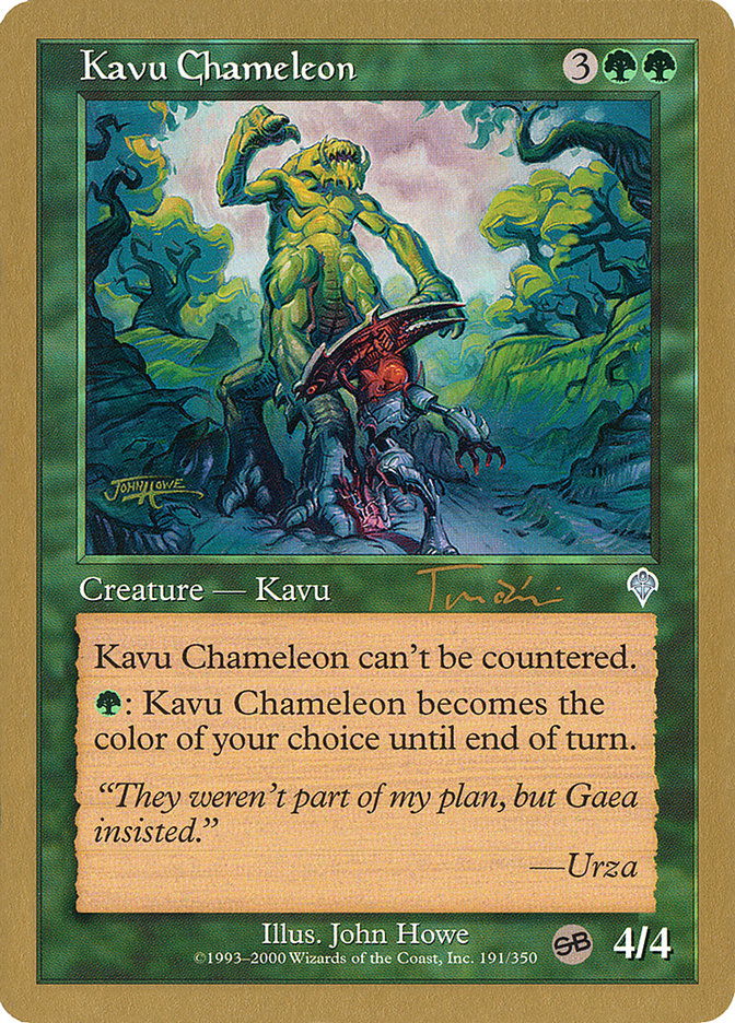 Kavu Chameleon (Jan Tomcani) (SB) [World Championship Decks 2001] | Good Games Morley