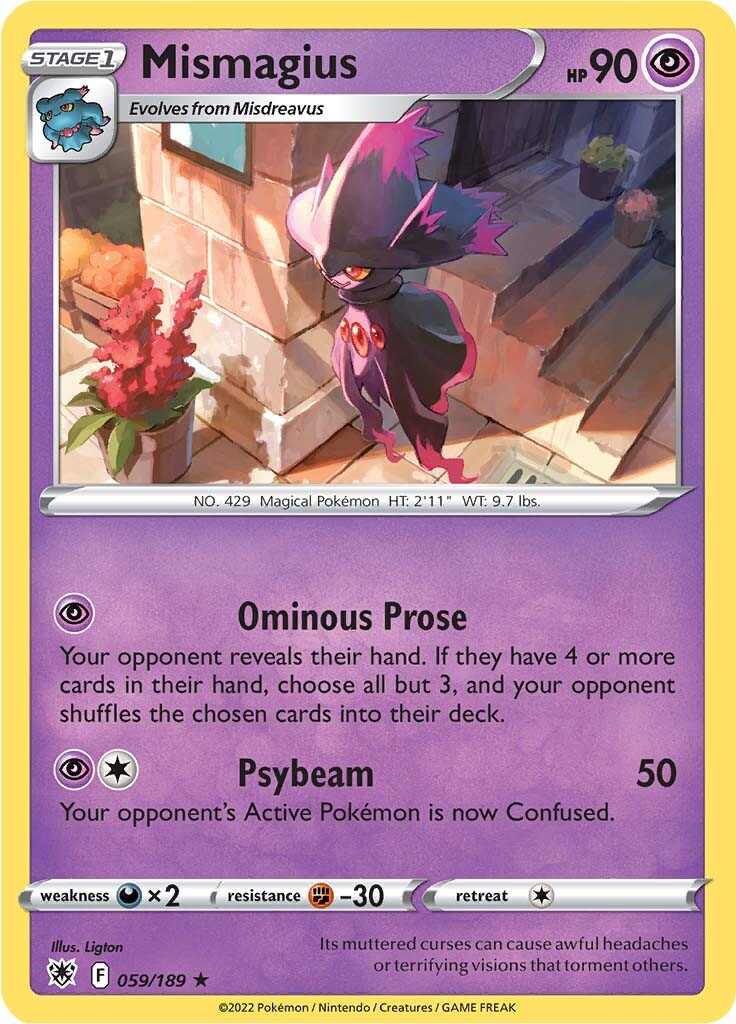 Mismagius (059/189) [Sword & Shield: Astral Radiance] | Good Games Morley