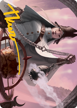 Celestus Sanctifier Art Card (Gold-Stamped Signature) [Innistrad: Midnight Hunt Art Series] | Good Games Morley
