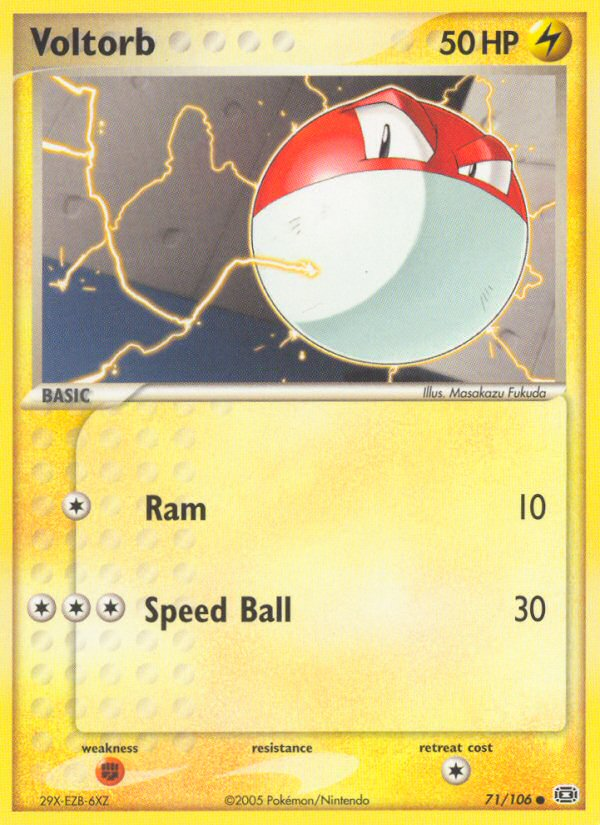 Voltorb (71/106) [EX: Emerald] | Good Games Morley