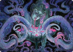 Demonic Bargain Art Card [Innistrad: Crimson Vow Art Series] | Good Games Morley