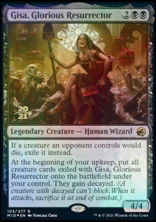 Gisa, Glorious Resurrector [Innistrad: Midnight Hunt Prerelease Promos] | Good Games Morley