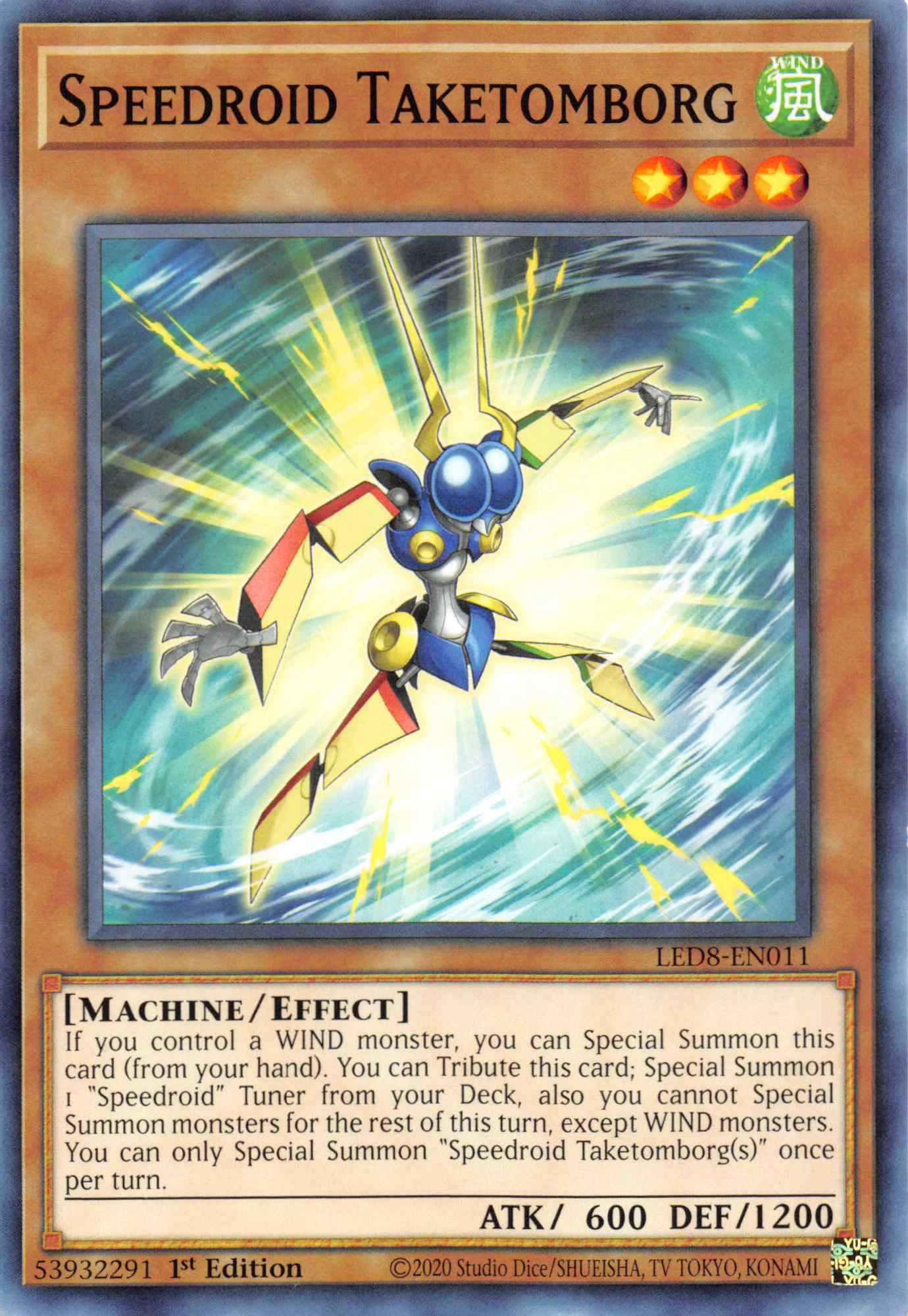 Speedroid Taketomborg [LED8-EN011] Common | Good Games Morley
