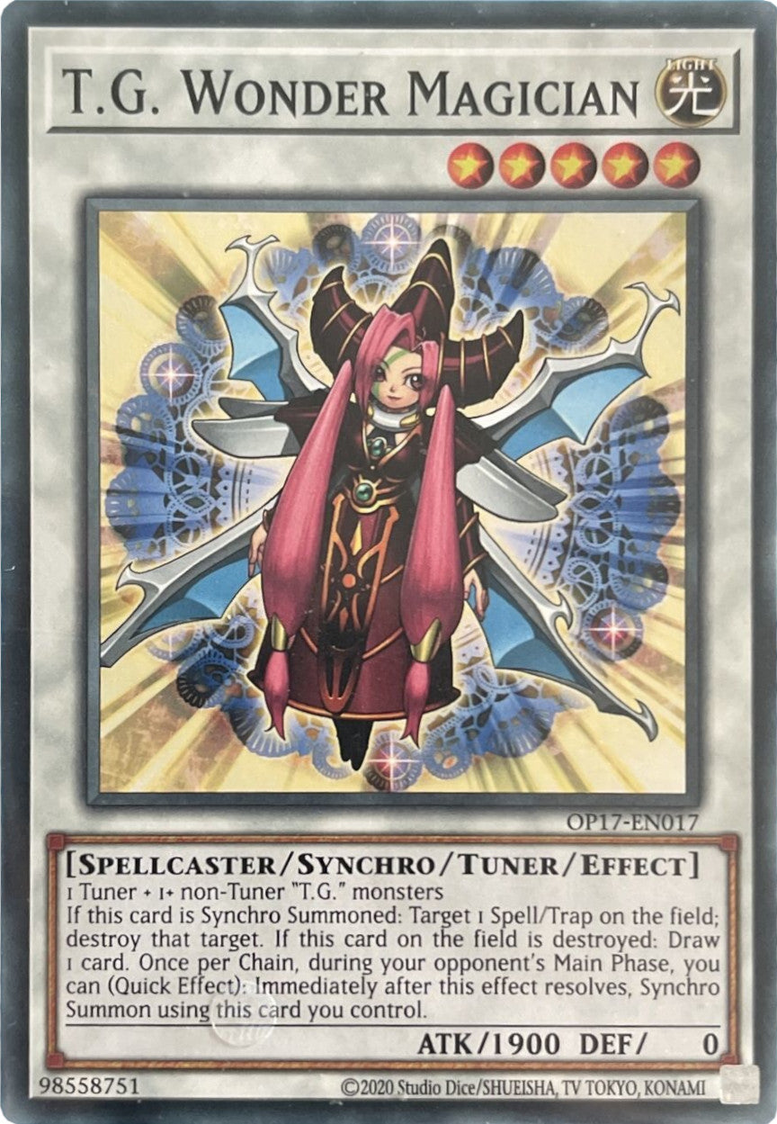 T.G. Wonder Magician [OP17-EN017] Common | Good Games Morley