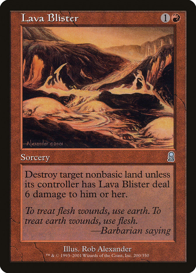 Lava Blister [Odyssey] | Good Games Morley