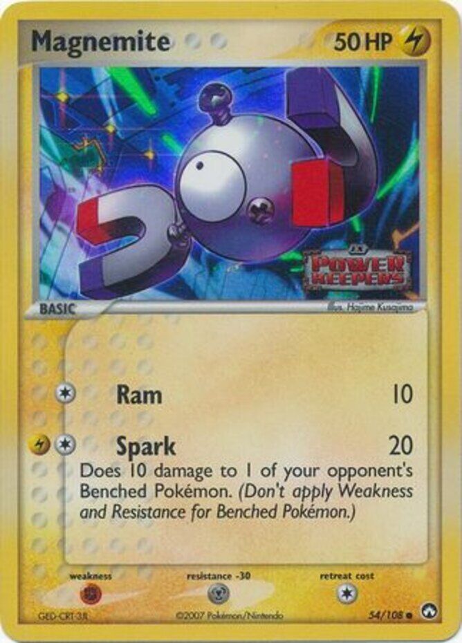 Magnemite (54/108) (Stamped) [EX: Power Keepers] | Good Games Morley