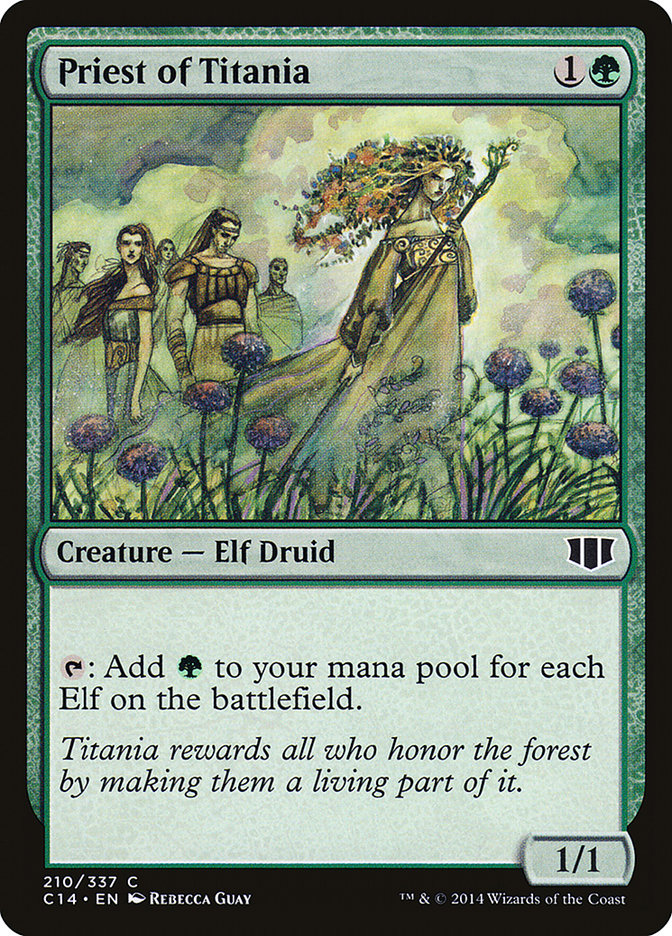 Priest of Titania [Commander 2014] | Good Games Morley