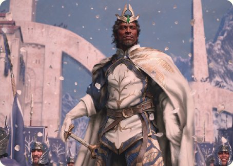 Aragorn, King of Gondor Art Card [The Lord of the Rings: Tales of Middle-earth Art Series] | Good Games Morley