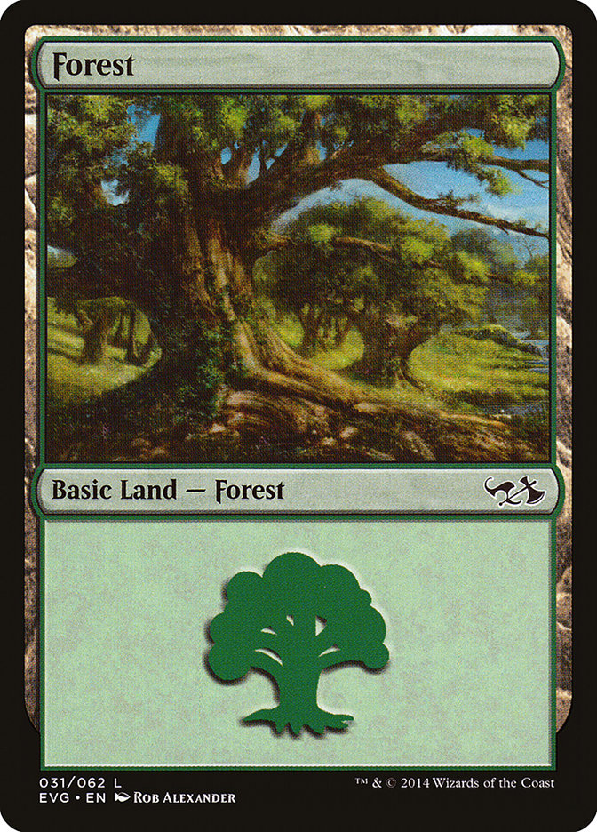 Forest (31) (Elves vs. Goblins) [Duel Decks Anthology] | Good Games Morley