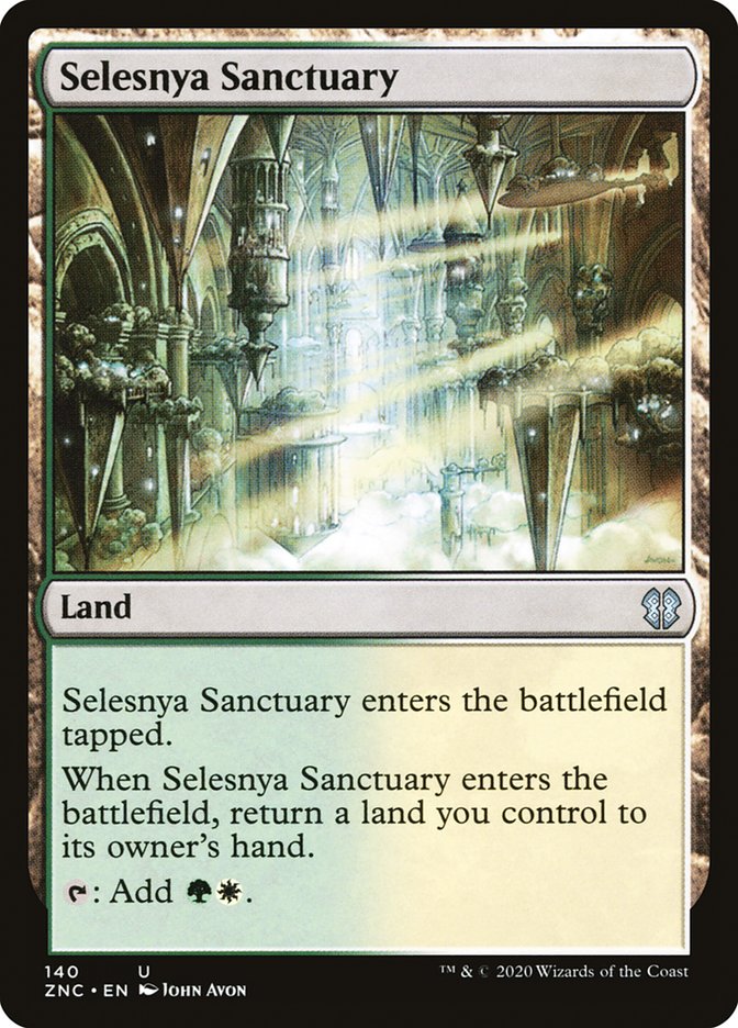 Selesnya Sanctuary [Zendikar Rising Commander] | Good Games Morley