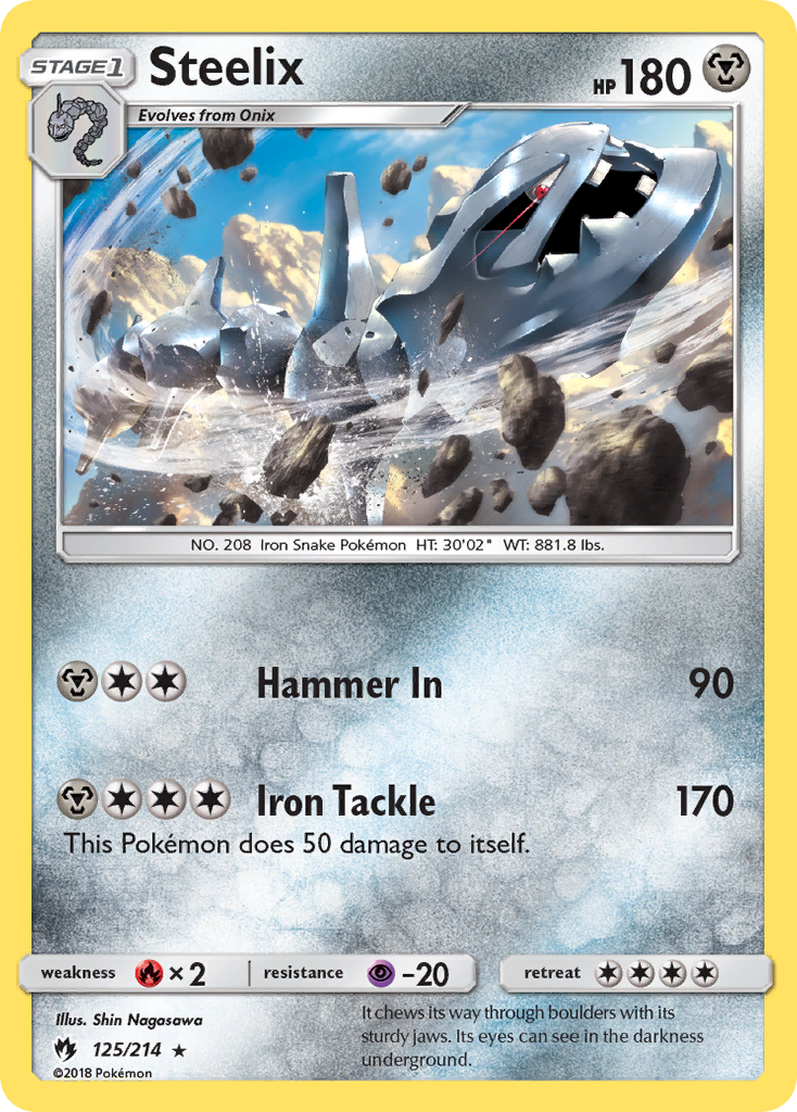 Steelix (125/214) [Sun & Moon: Lost Thunder] | Good Games Morley