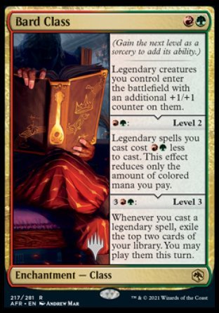 Bard Class (Promo Pack) [Dungeons & Dragons: Adventures in the Forgotten Realms Promos] | Good Games Morley