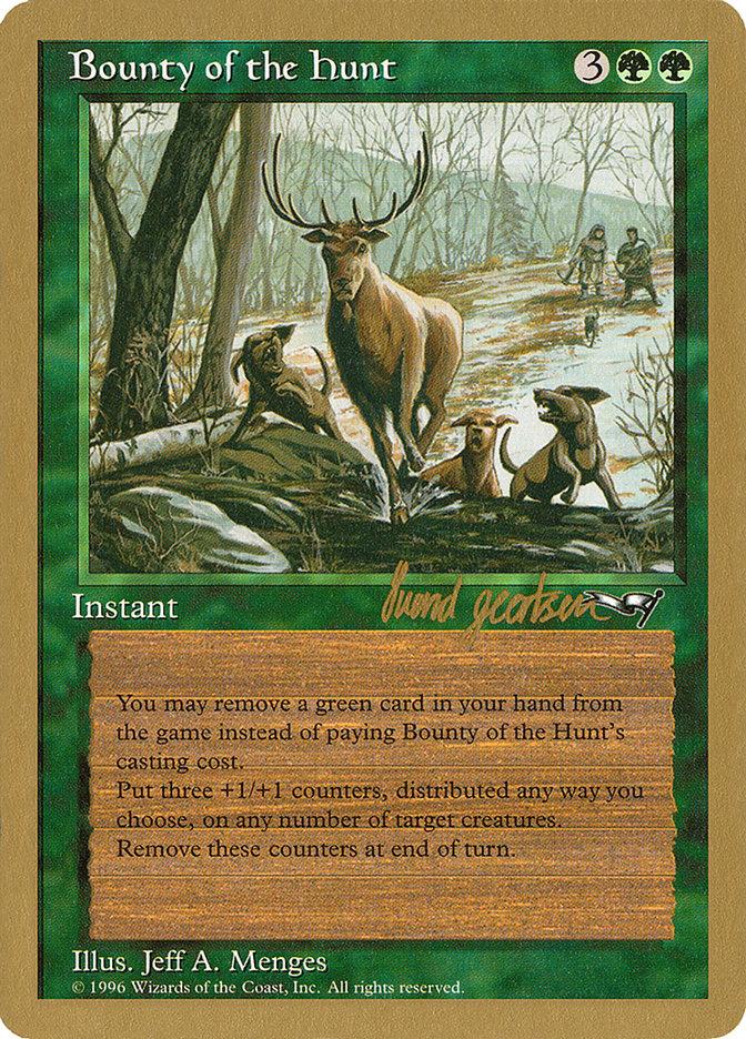 Bounty of the Hunt (Svend Geertsen) [World Championship Decks 1997] | Good Games Morley