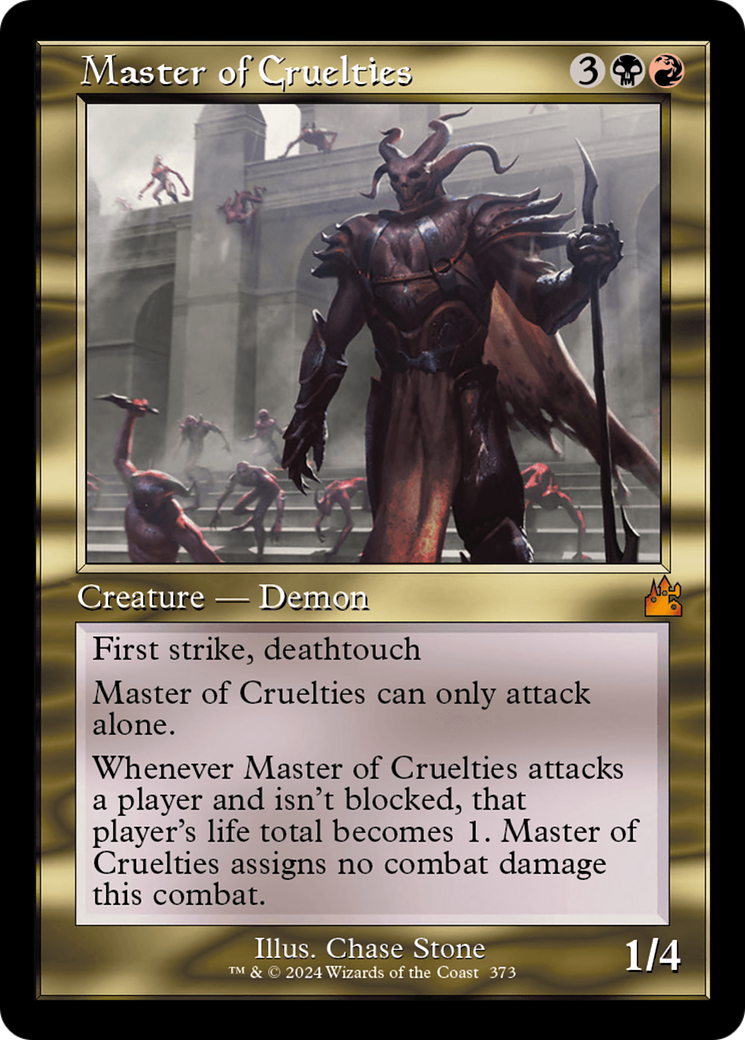Master of Cruelties (Retro Frame) [Ravnica Remastered] | Good Games Morley