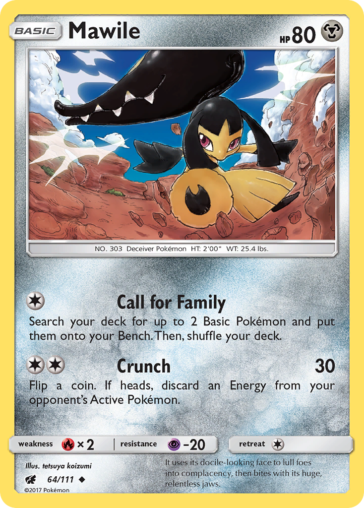 Mawile (64/111) [Sun & Moon: Crimson Invasion] | Good Games Morley