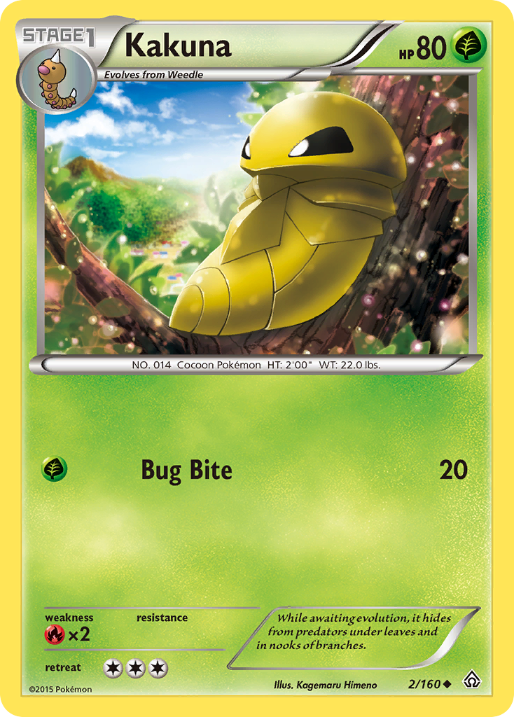 Kakuna (2/160) [XY: Primal Clash] | Good Games Morley