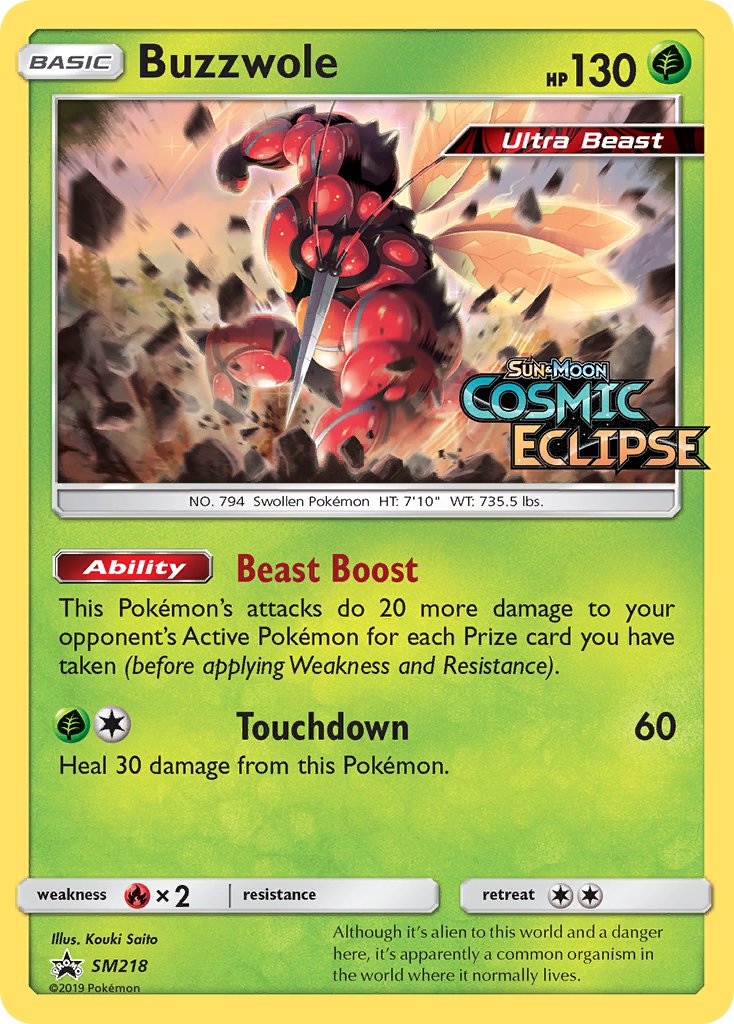 Buzzwole (SM218) [Sun & Moon: Black Star Promos] | Good Games Morley