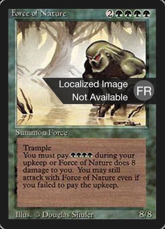 Force of Nature [Foreign Black Border] | Good Games Morley
