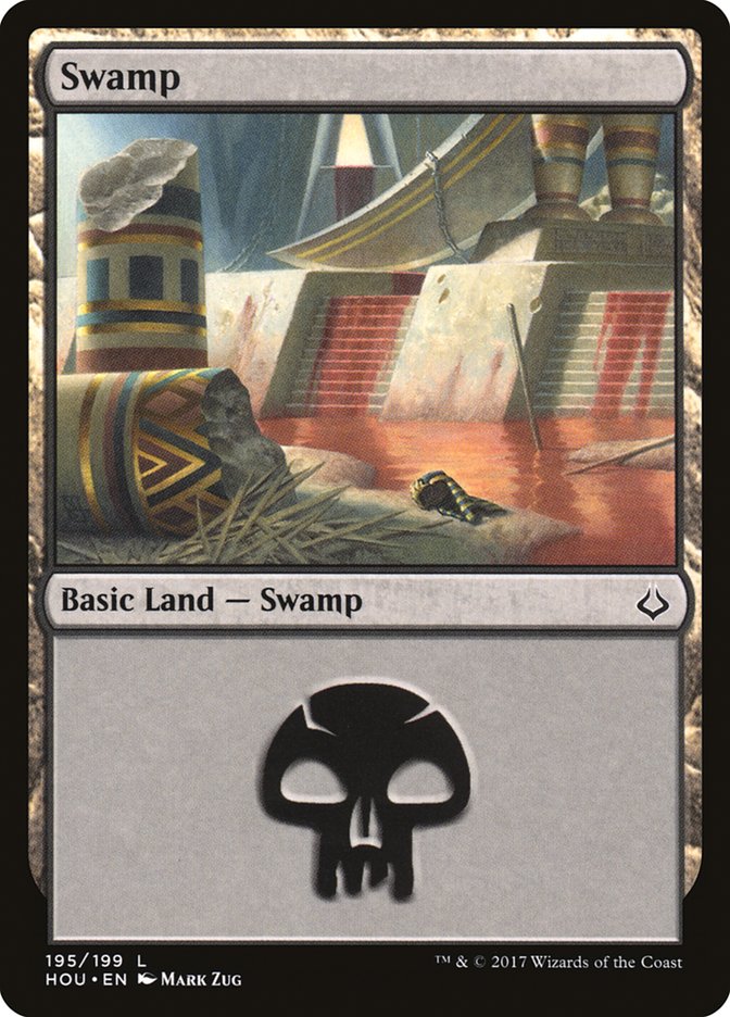 Swamp (195) [Hour of Devastation] | Good Games Morley