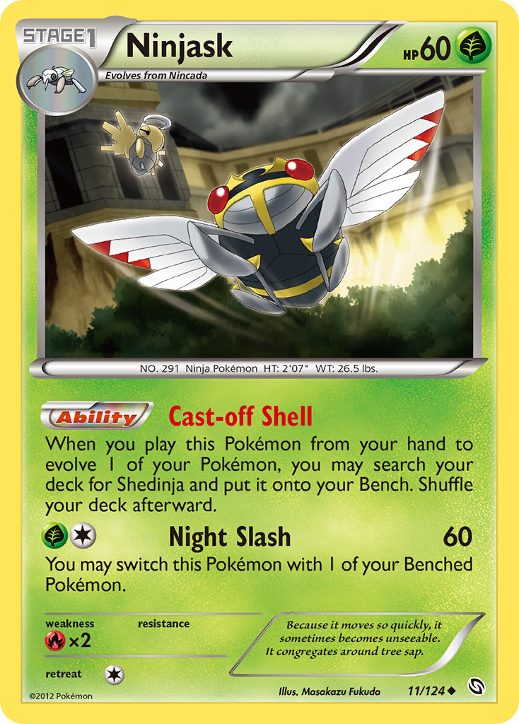 Ninjask (11/124) [Black & White: Dragons Exalted] | Good Games Morley