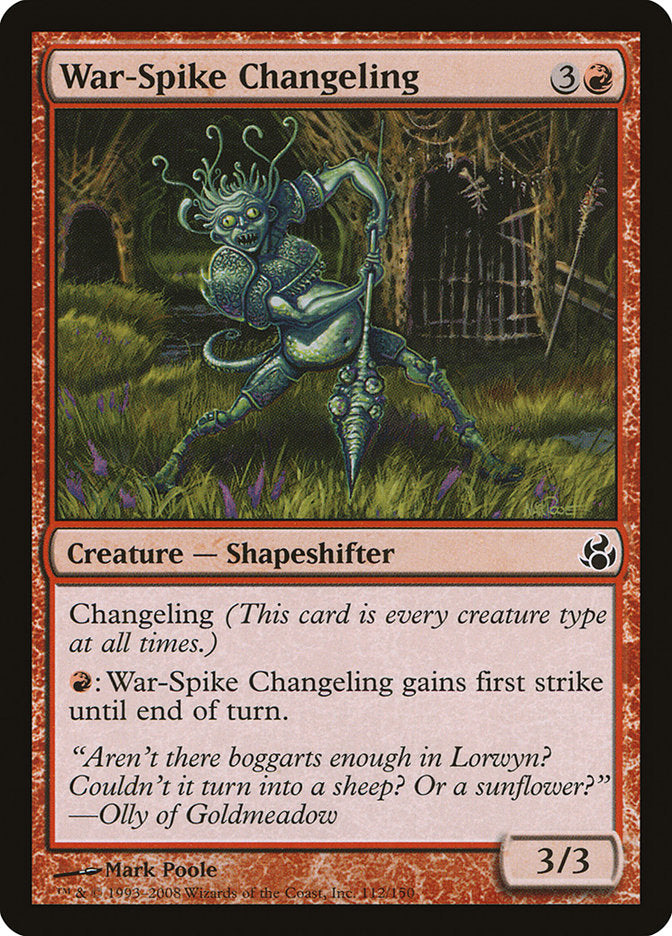 War-Spike Changeling [Morningtide] | Good Games Morley