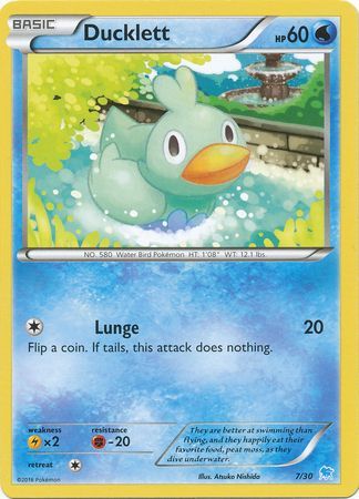 Ducklett (7/30) [XY: Trainer Kit 3 - Suicune] | Good Games Morley