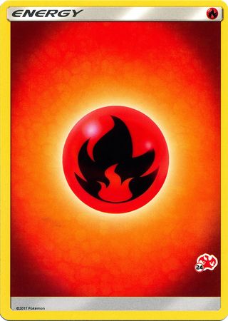 Fire Energy (Charizard Stamp #24) [Battle Academy 2020] | Good Games Morley