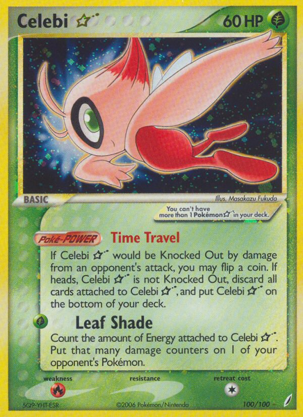 Celebi Star (100/100) [EX: Crystal Guardians] | Good Games Morley