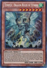 Tempest, Dragon Ruler of Storms [CT10-EN004] Secret Rare | Good Games Morley