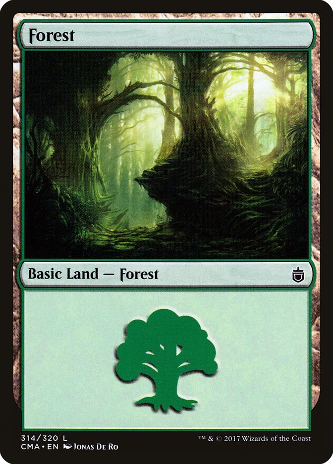 Forest (314) [Commander Anthology] | Good Games Morley