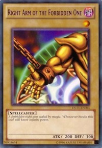 Right Arm of the Forbidden One (Purple) [DL11-EN004] Rare | Good Games Morley