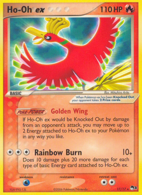 Ho-Oh ex (17/17) (Holo) [POP Series 3] | Good Games Morley
