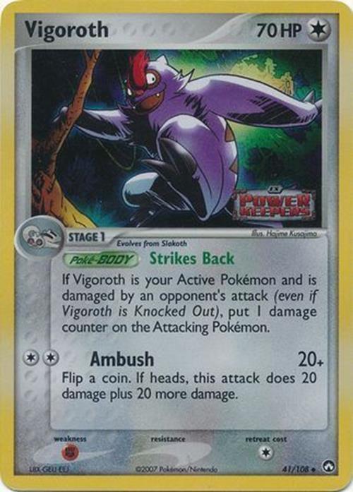 Vigoroth (41/108) (Stamped) [EX: Power Keepers] | Good Games Morley