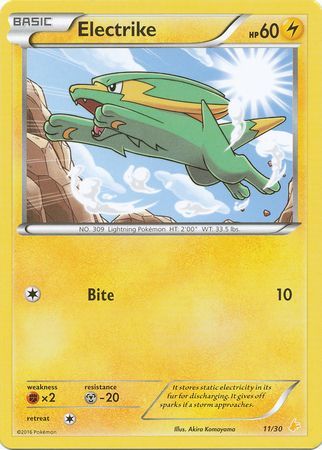 Electrike (11/30) [XY: Trainer Kit 3 - Pikachu Libre] | Good Games Morley