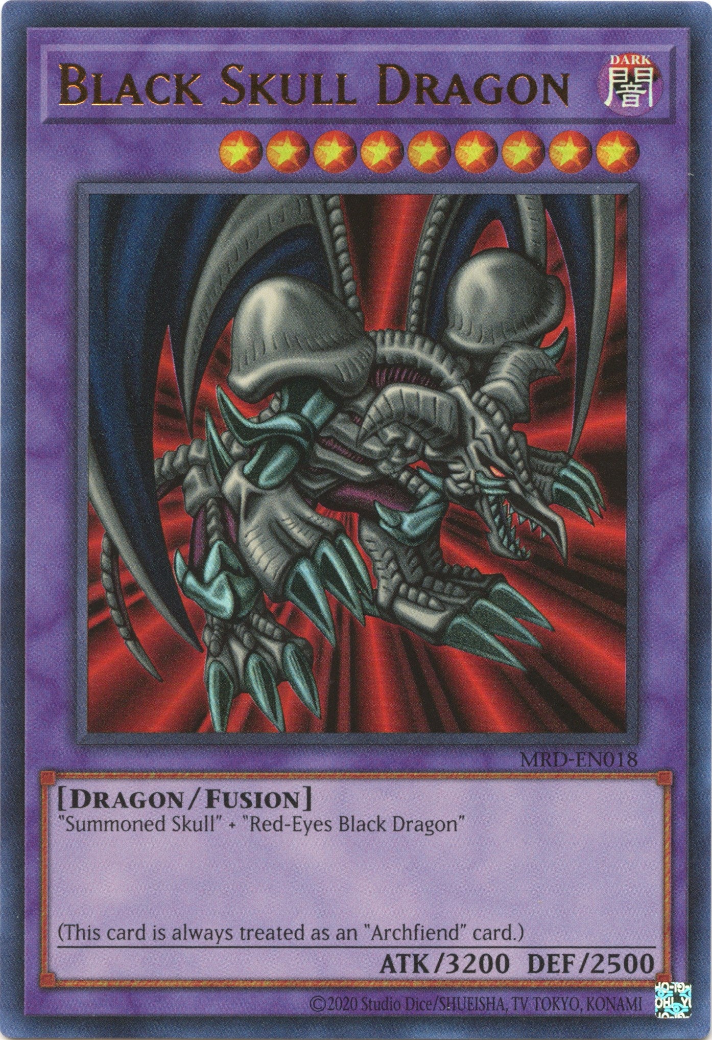 Black Skull Dragon (25th Anniversary) [MRD-EN018] Ultra Rare | Good Games Morley