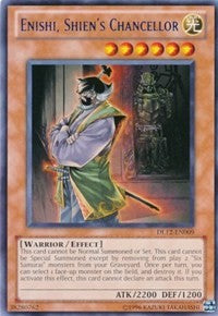 Enishi, Shien's Chancellor (Red) [DL12-EN009] Rare | Good Games Morley