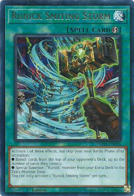 Runick Smiting Storm [TAMA-EN036] Rare | Good Games Morley