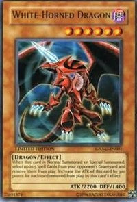 White-Horned Dragon [GXNG-EN001] Ultra Rare | Good Games Morley